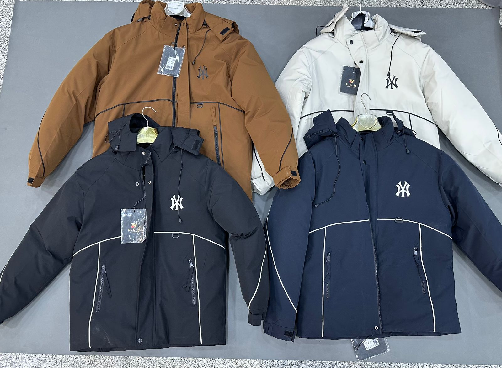 Men's NY Logo Piped Jacket