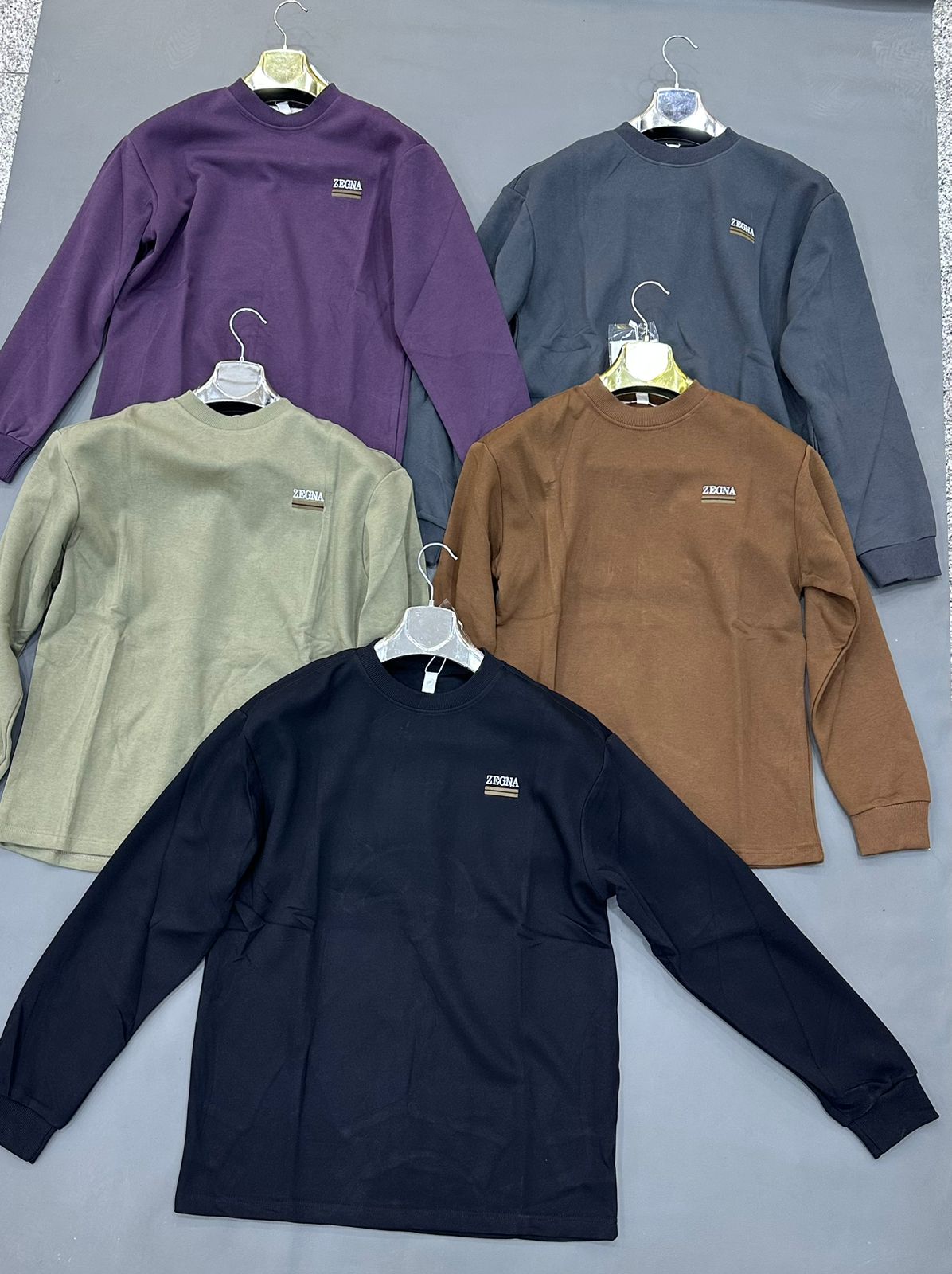 Men's ZEGNA Logo Long-Sleeve T-Shirt